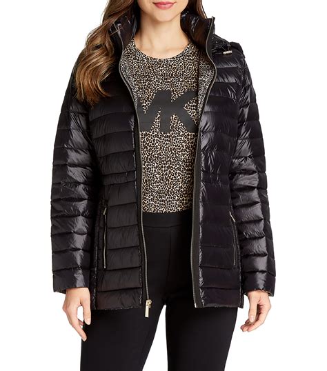 chamarra michael kors mujer negra|Abrigos y chaquetas de diseño para mujer .